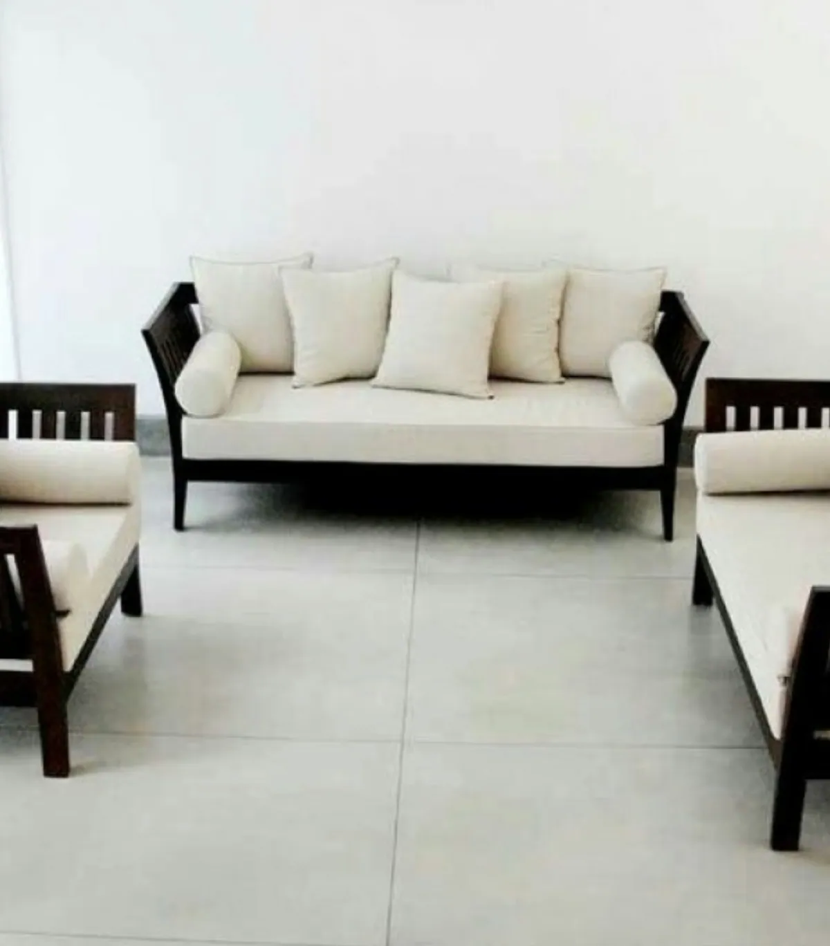 African Wood 6 seater Chairs