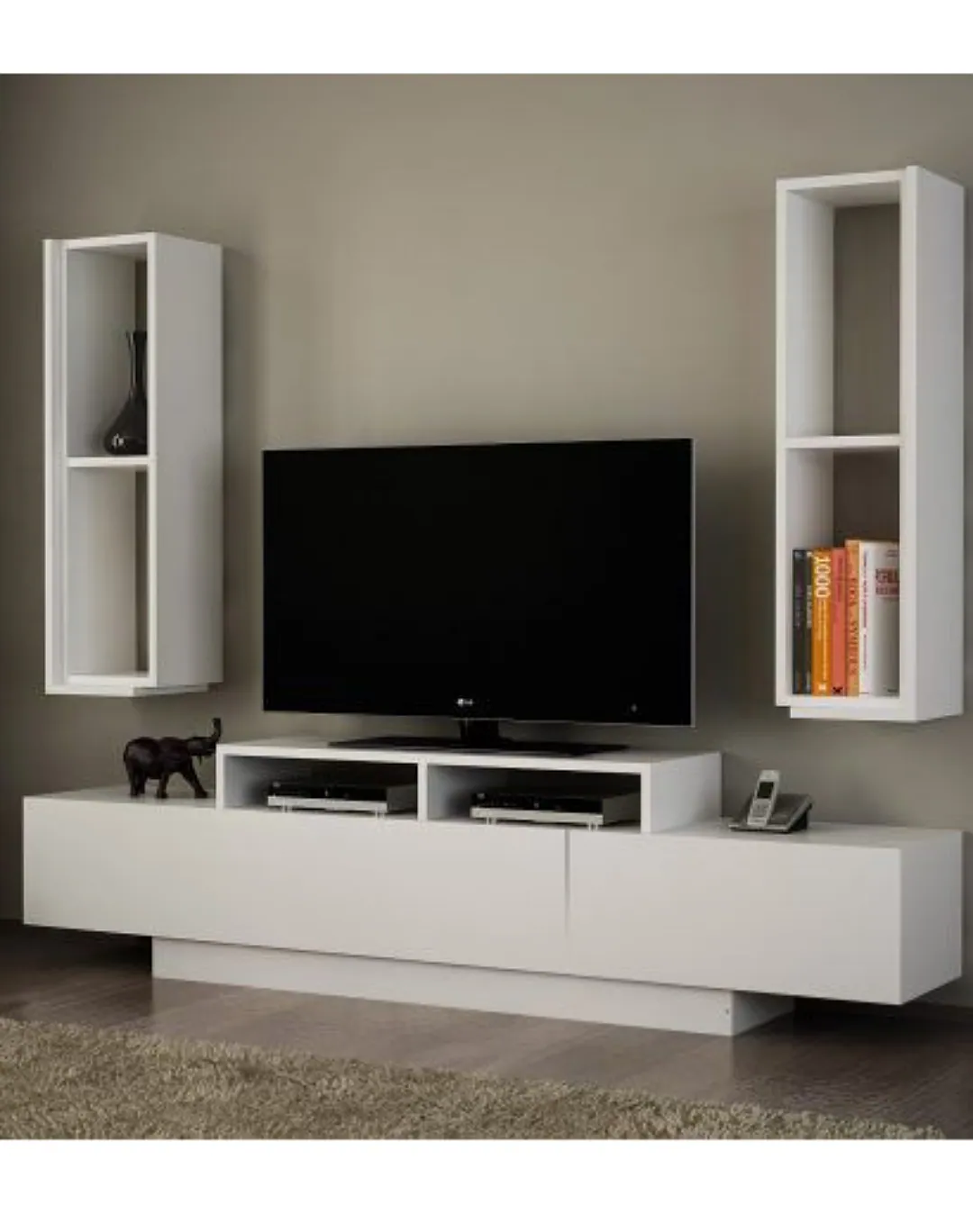 Conard white wall unit