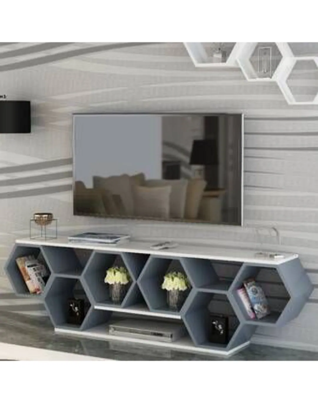 Rafferty Hexagonal Tv stand