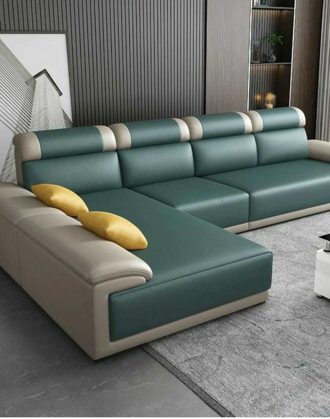 Regusa Beautiful L shaped sofa